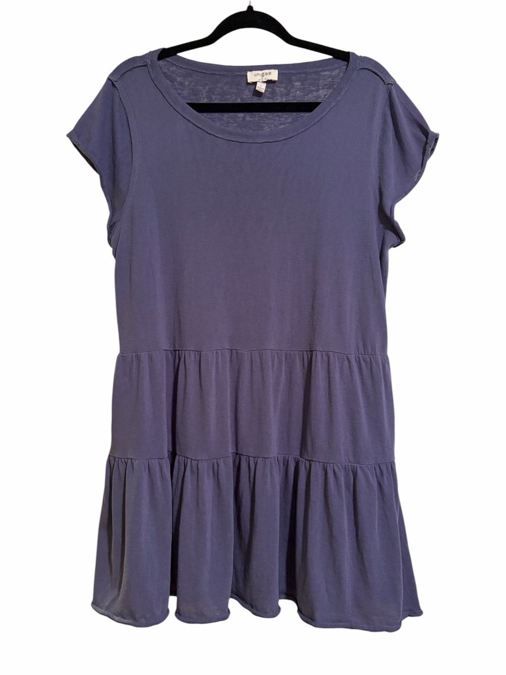Umgee short-sleeve tiered dress Size L